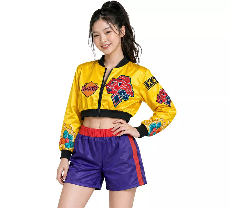 Disfraz de Cantante K-Pop Star Nova Lite para adolescente