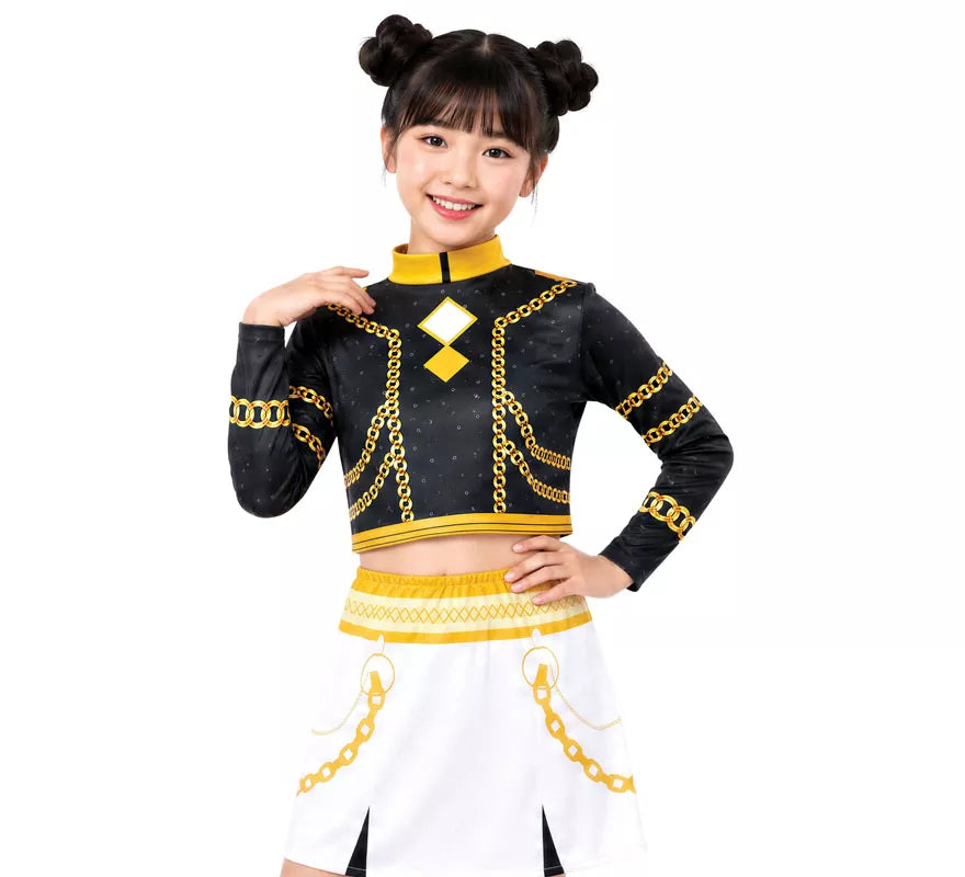 Translation missing: pt-PT.Disfraz de Cantante K-Pop Star Silver Lite para niña