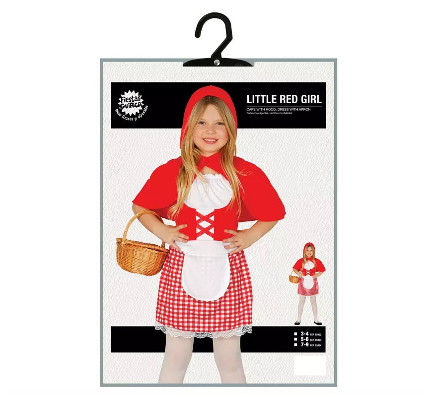 Translation missing: pt-PT.Disfraz de Caperucita Roja para niña