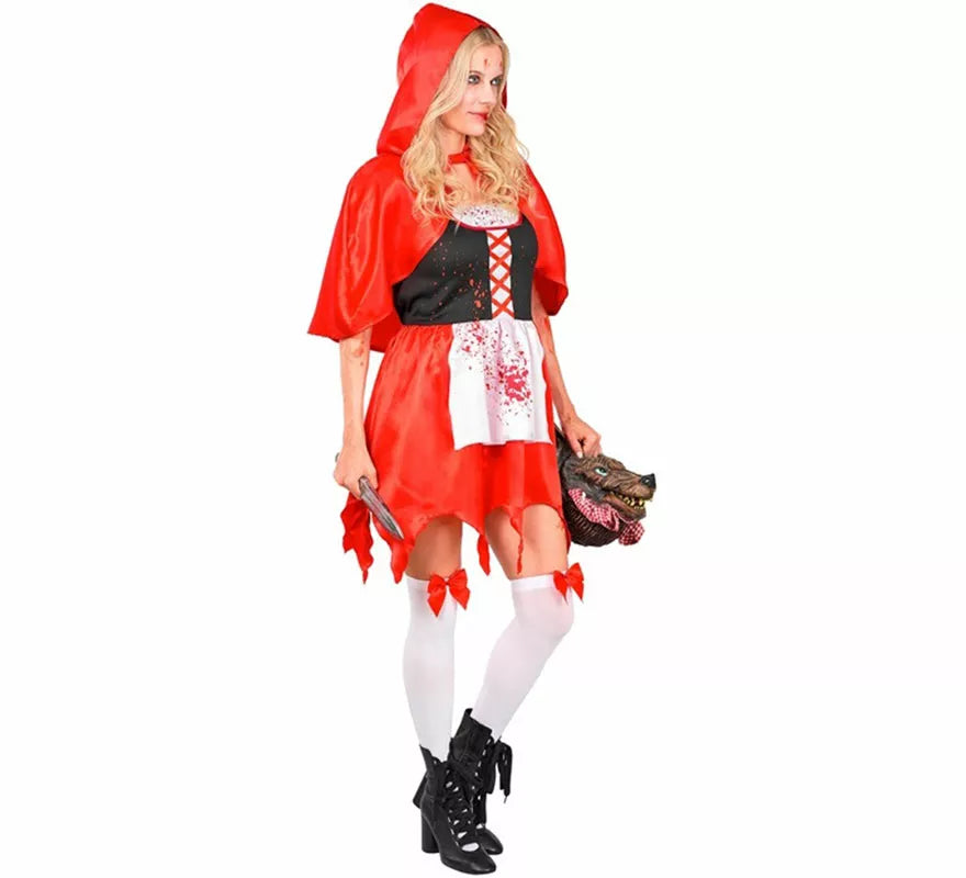 Translation missing: pt-PT.Disfraz de Caperucita Zombie para mujer