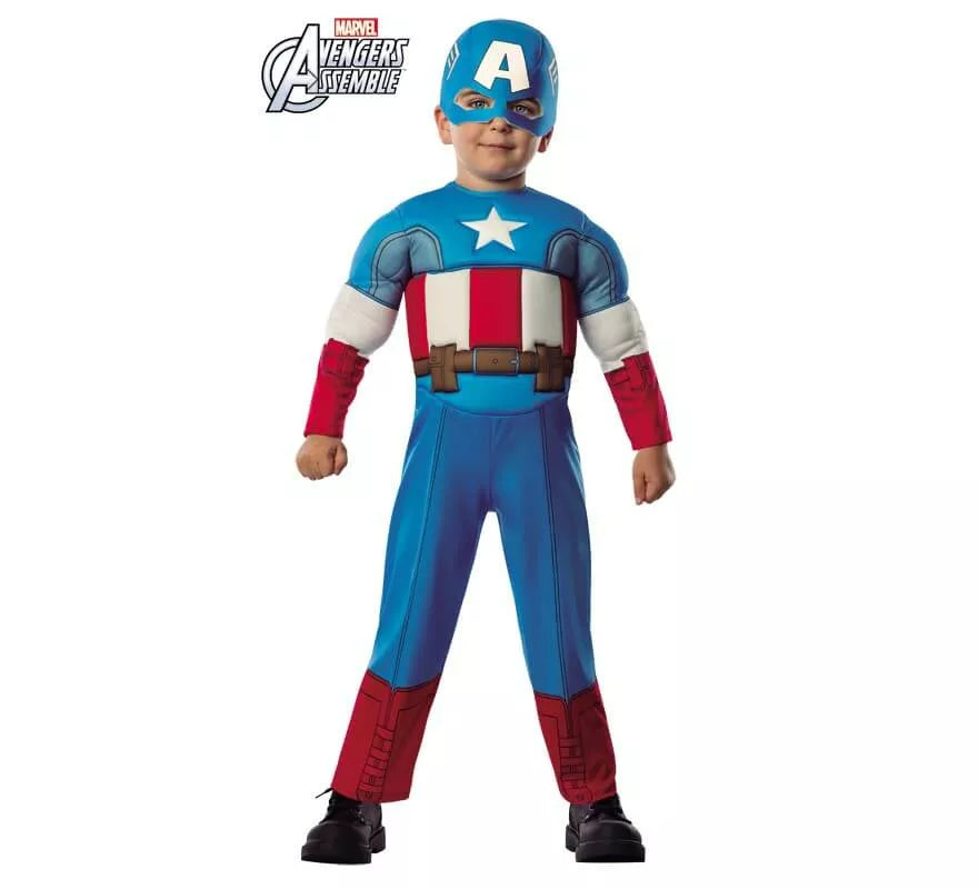 Translation missing: pt-PT.Disfraz de Capitán América Deluxe para bebé