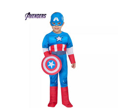 Fato de Capitão América de luxo para menino