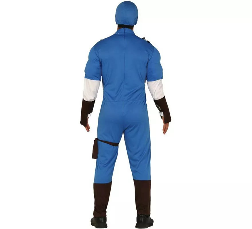Translation missing: pt-PT.Disfraz de Capitán Azul para hombre