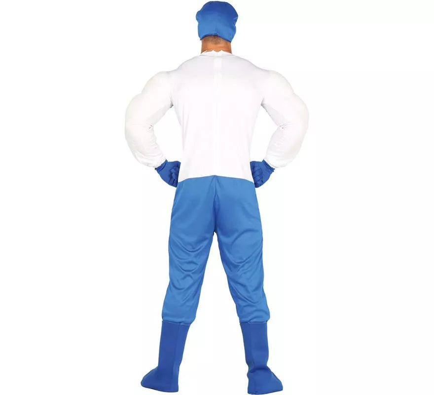 Translation missing: pt-PT.Disfraz de Capitán azul para hombre