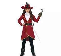 Fato de Capitão Corsário Pirata para criança