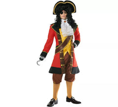 Fato de Capitão Pirata Gancho para Homens