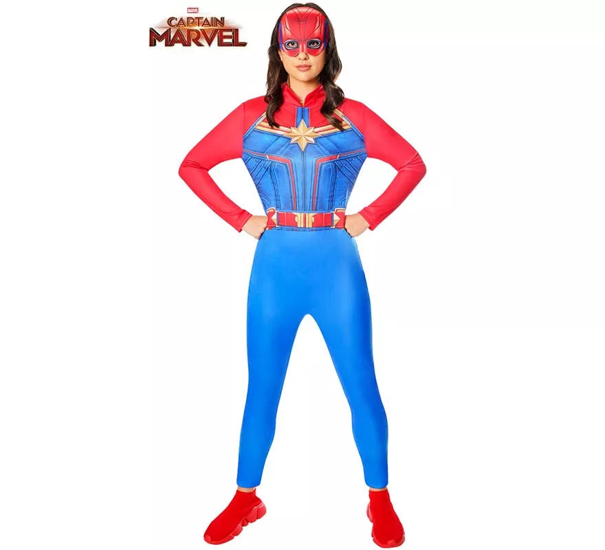 Translation missing: pt-PT.Disfraz de Capitana Marvel Clásico para mujer