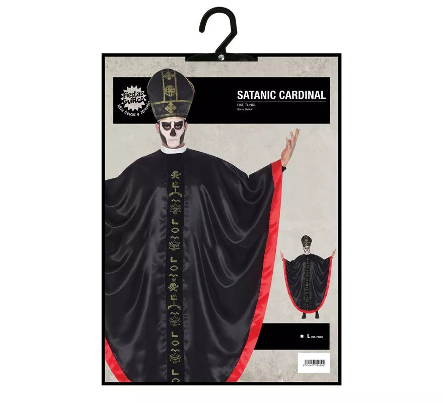 Disfraz de Cardenal Satánico para hombre
