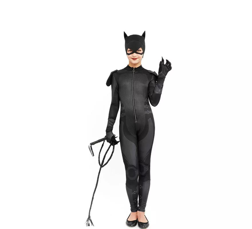 Translation missing: pt-PT.Disfraz de Cat Hero Negro para niña