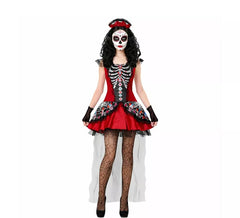 Fato de Catrina com Véu para o Dia dos Mortos para Mulheres