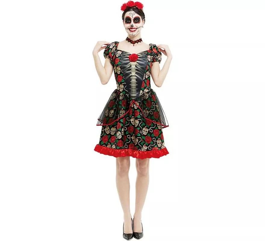 Translation missing: pt-PT.Disfraz de Catrina Día de los Muertos para mujer