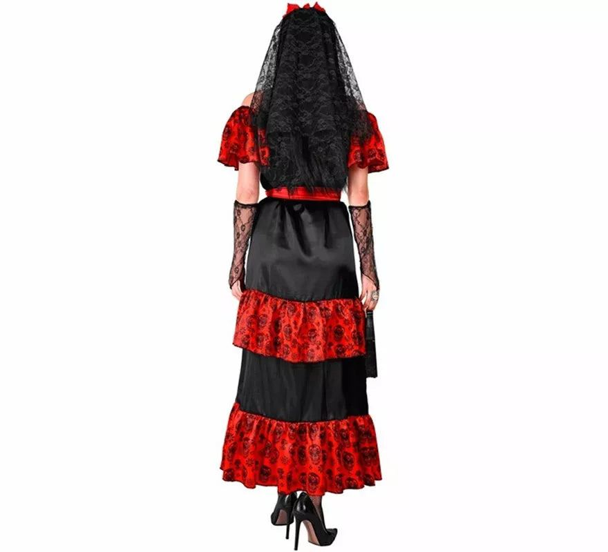 Translation missing: pt-PT.Disfraz de Catrina Día de Los Muertos para mujer
