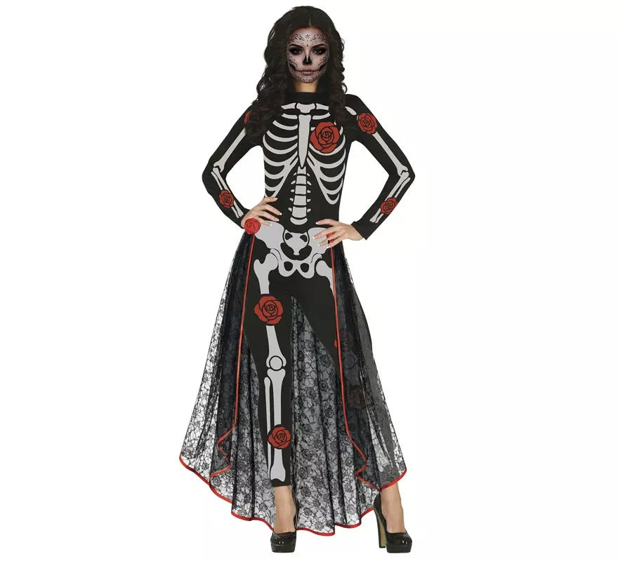 Translation missing: pt-PT.Disfraz de Catrina Esqueleto para mujer
