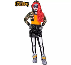 Fato de Catrina Maya para mulher