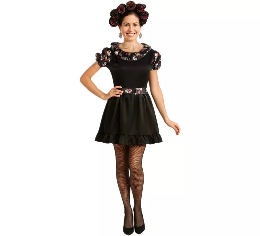 Translation missing: pt-PT.Disfraz de Catrina Negra para mujer