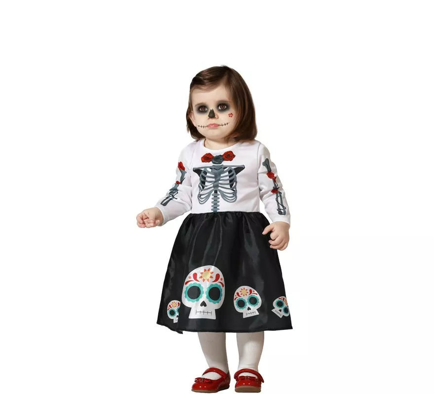Translation missing: pt-PT.Disfraz de Catrina para bebé y niña