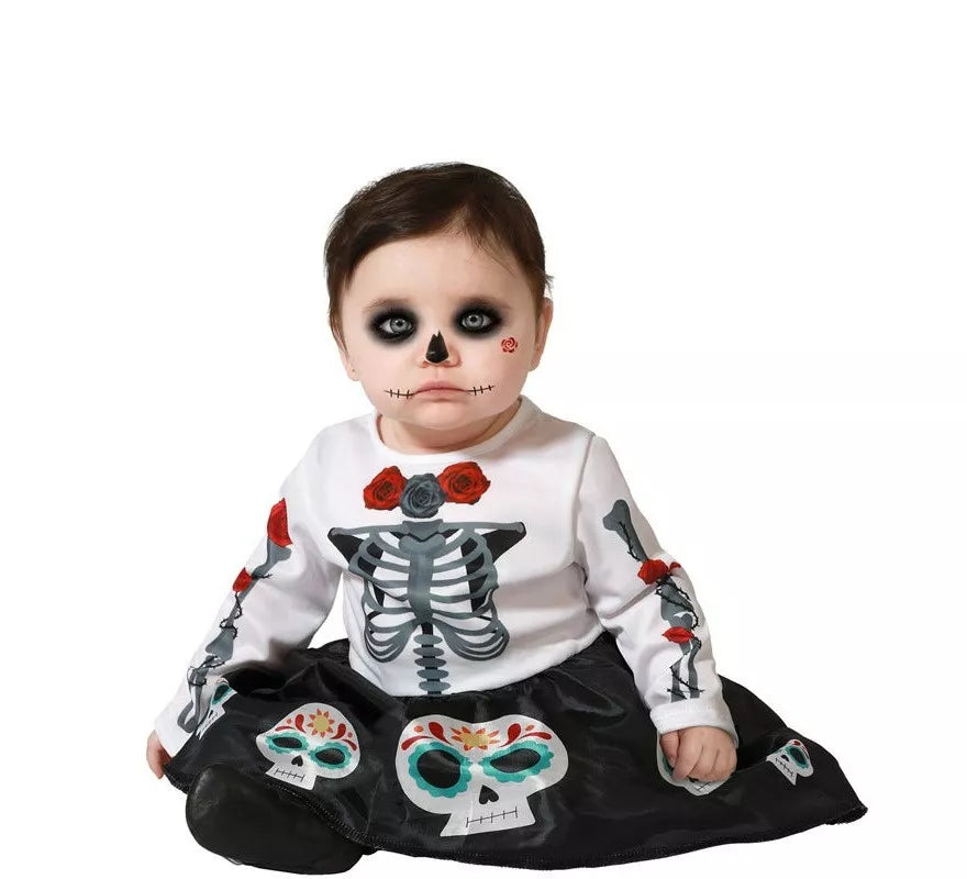 Translation missing: pt-PT.Disfraz de Catrina para bebé y niña