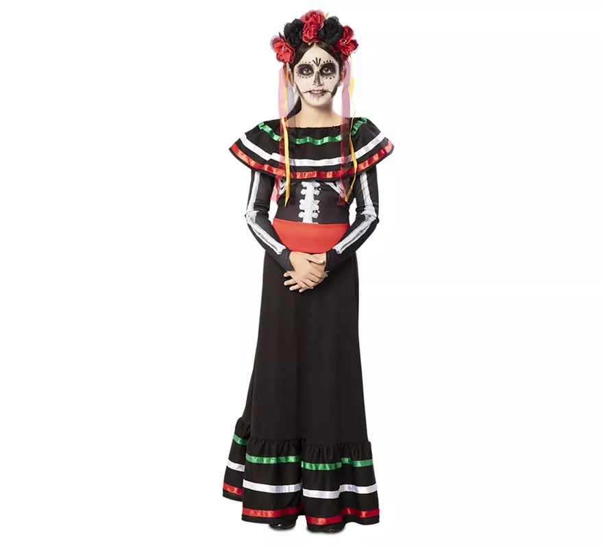 Translation missing: pt-PT.Disfraz de Catrina para niña