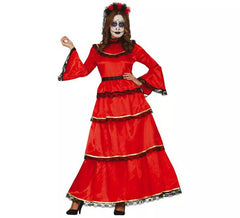 Fato Catrina Vermelho para Mulher