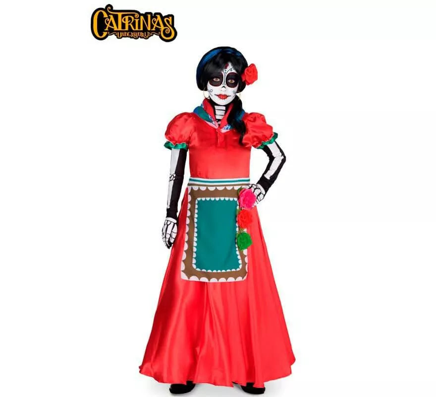 Translation missing: pt-PT.Disfraz de Catrina Rosabella para niña