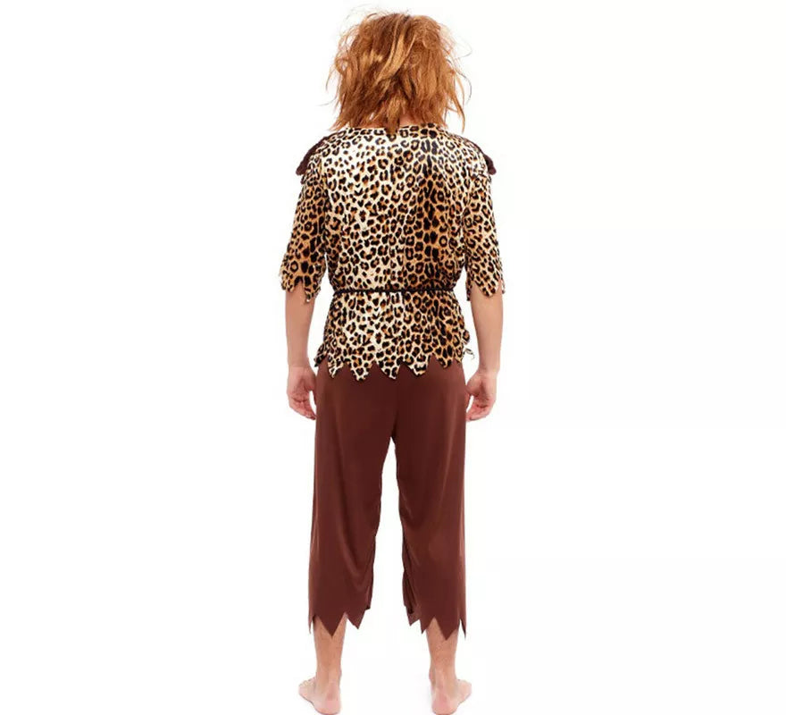 Disfraz de Cavernícola Animal Print para hombre