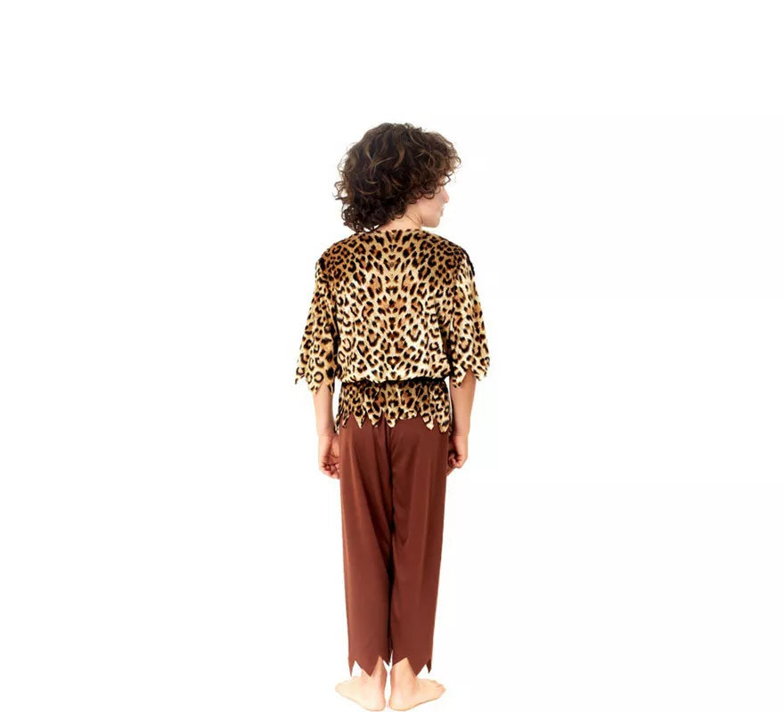 Translation missing: pt-PT.Disfraz de Cavernícola Animal Print para niño