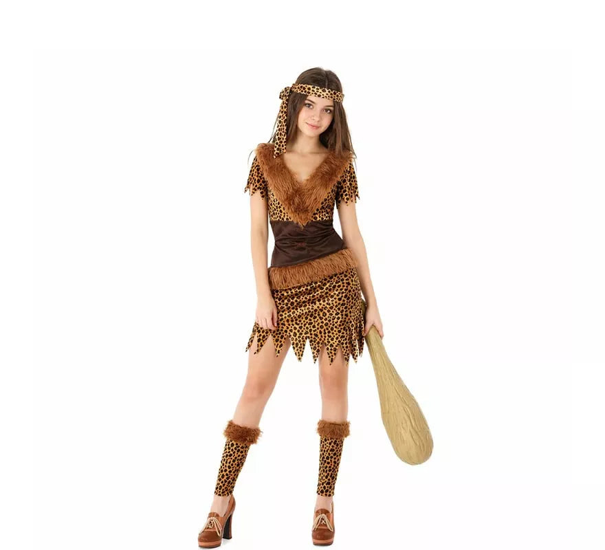 Translation missing: pt-PT.Disfraz de Cavernícola Neandertal para mujer