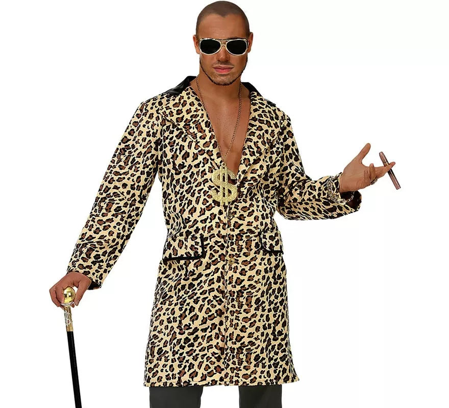 Translation missing: pt-PT.Disfraz de Caza Fortuna Animal Print para adulto