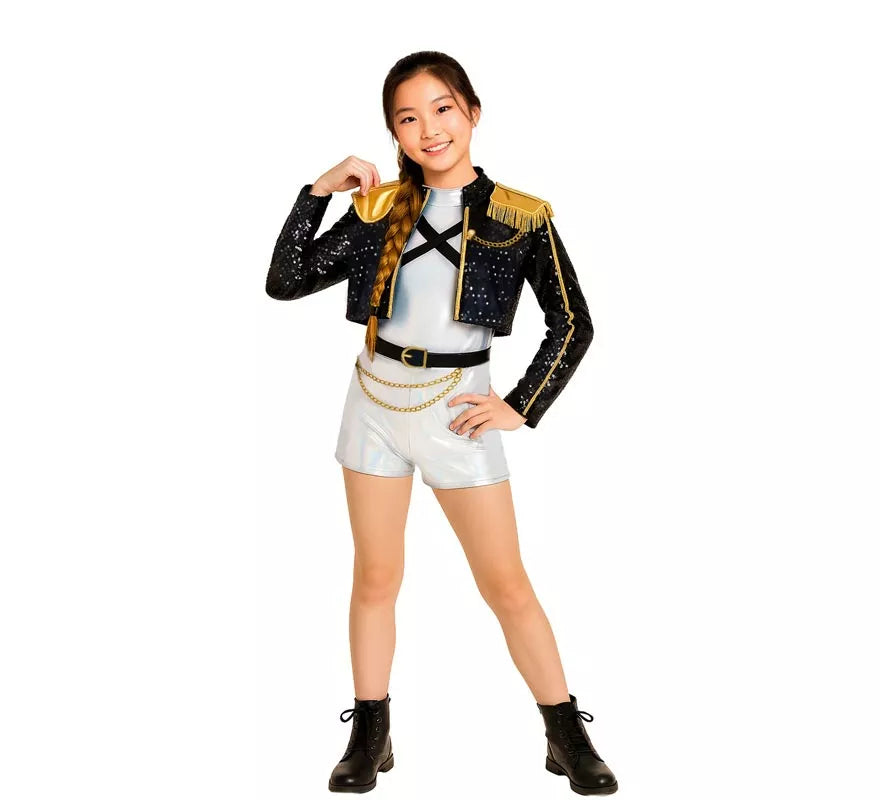 Translation missing: pt-PT.Disfraz de Cantante K-Pop Idol Premium para niña