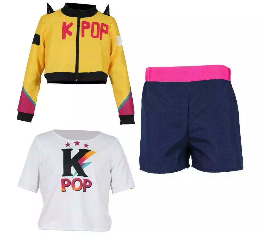 Translation missing: pt-PT.Disfraz de Cantante K-Pop Star Nova para niña