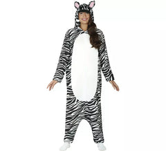 Fato de zebra larga para homem