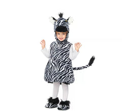 Fato de zebra para bebês e crianças