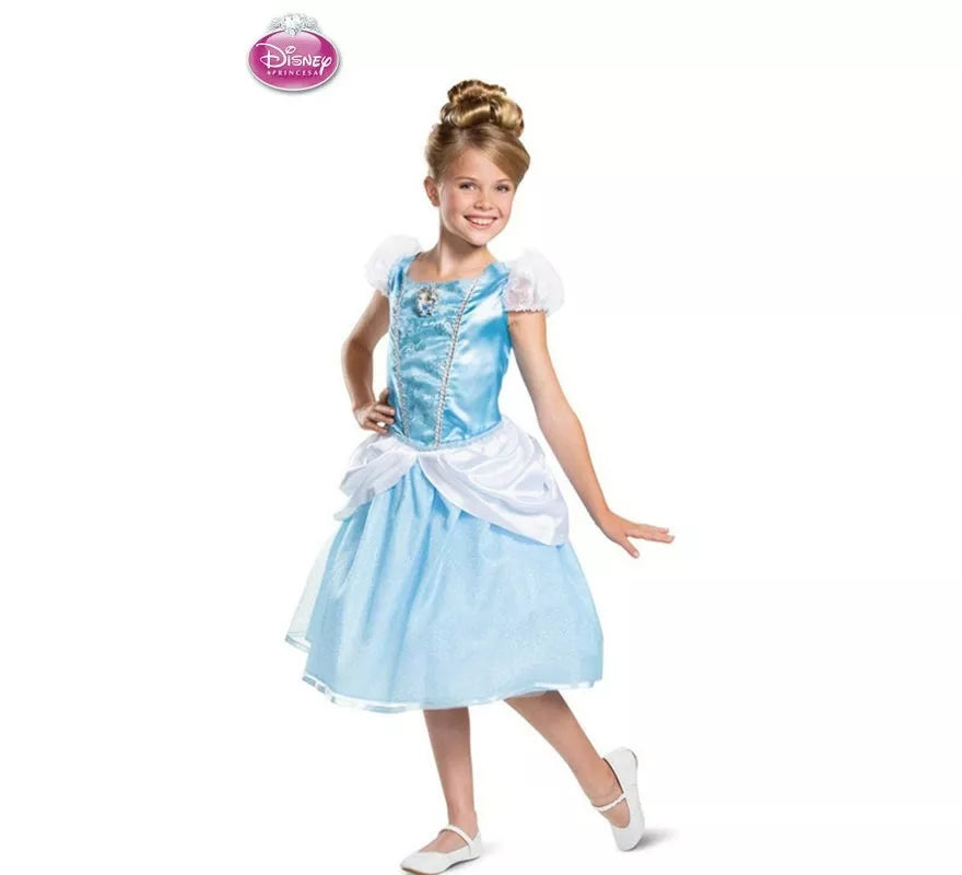 Translation missing: pt-PT.Disfraz de Cenicienta Disney Deluxe para niña