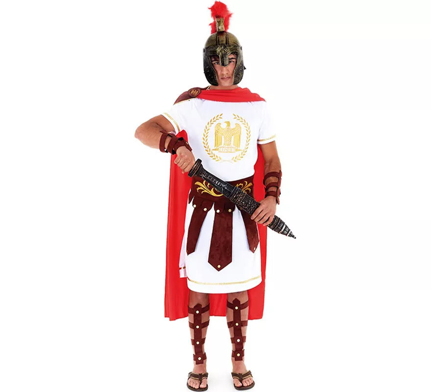 Translation missing: pt-PT.Disfraz de Centurión Romano con Insignia para hombre