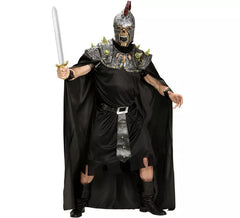 Fato de esqueleto de centurião romano masculino