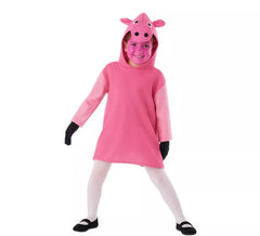 Fato de porquinho rosa para menina