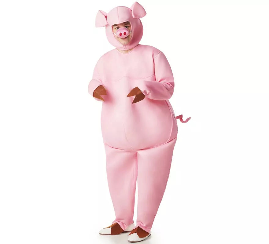 Translation missing: pt-PT.Disfraz de Cerdito Gordinflón para hombre