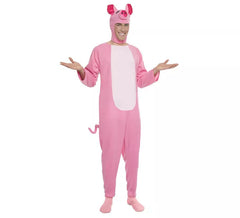Fato de porquinho rosa para homem