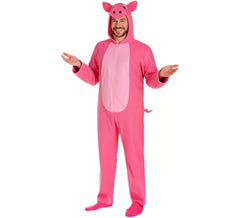 Fato de porquinho rosa para homem
