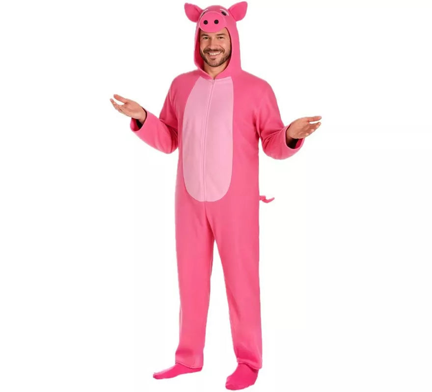 Translation missing: pt-PT.Disfraz de Cerdito Rosa para hombre