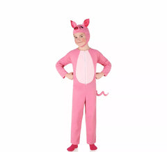 Fato de porquinho cor-de-rosa para crianças