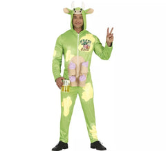 Fato Cool Beer Cow para homem