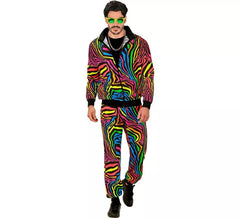 Fato de treino Rainbow Animalier fluorescente para adultos