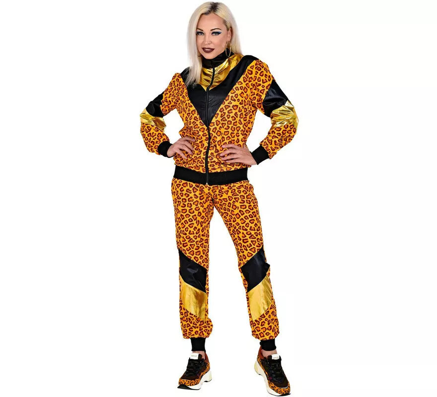 Translation missing: pt-PT.Disfraz de Chándal de Shop Leopardo Años 80 para mujer