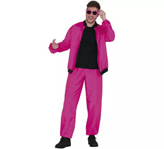 Fato de treino fúcsia neon para homem