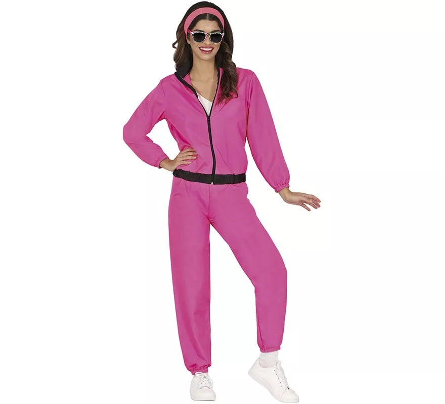 Translation missing: pt-PT.Disfraz de Chándal fucsia neón para mujer