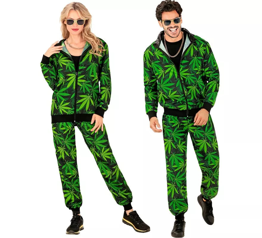 Translation missing: pt-PT.Disfraz de Chándal Party Fashion Marihuana para adulto