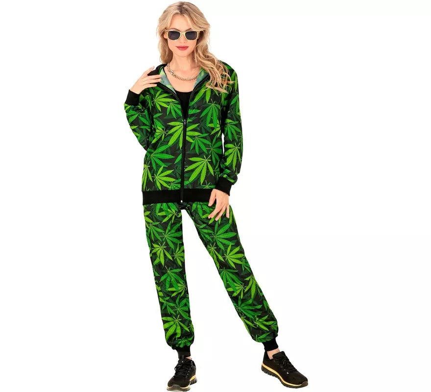 Translation missing: pt-PT.Disfraz de Chándal Party Fashion Marihuana para adulto
