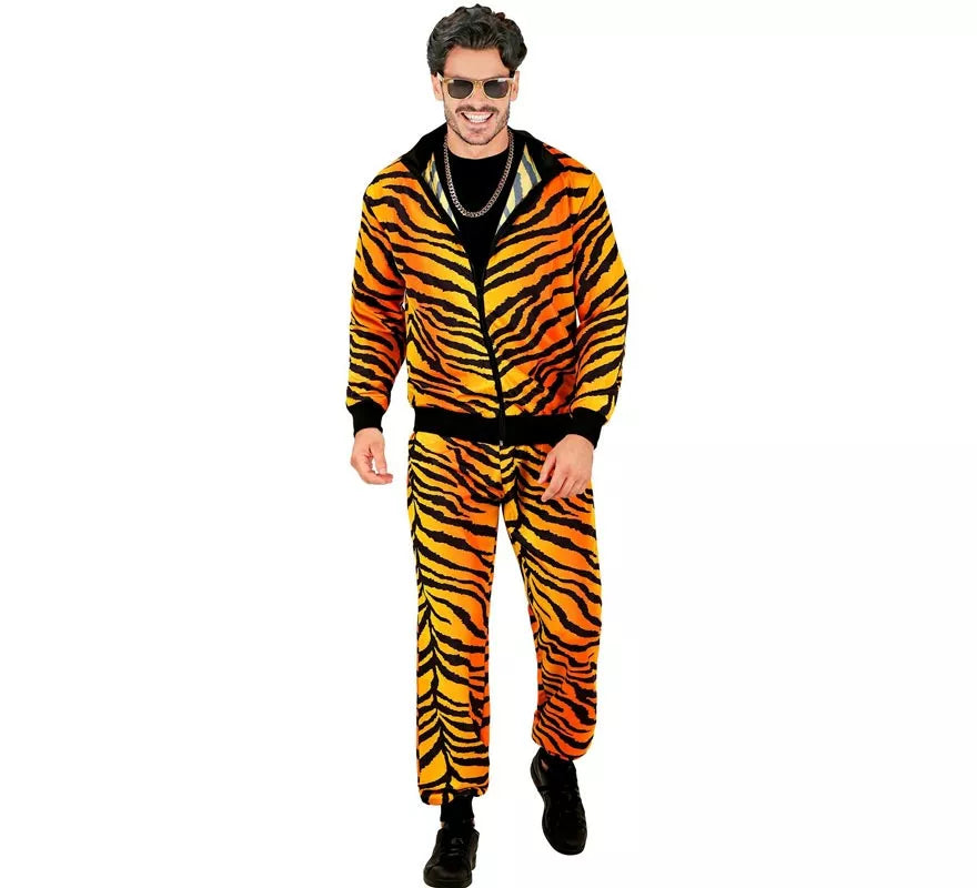 Translation missing: pt-PT.Disfraz de Chándal Tigre Party Fashion para adulto