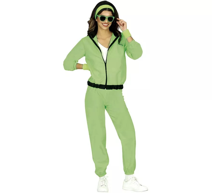 Translation missing: pt-PT.Disfraz de Chándal verde neón para mujer